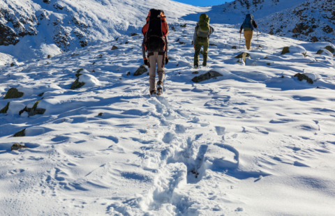 winter hiking winter hiking