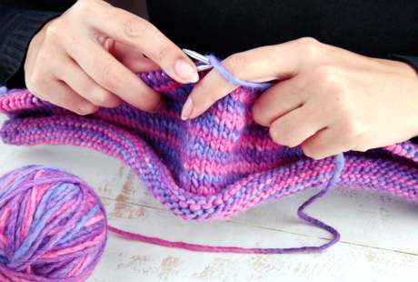 beginner knitting